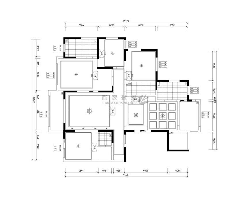 白桦林团圆,欧式风格,一楼户型图